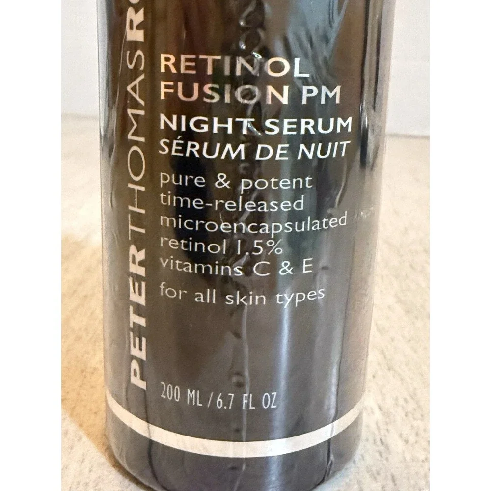 Peter Thomas Roth Retinol Fusion PM Night Serum 6.7 fl oz 200 ml Super-Size New